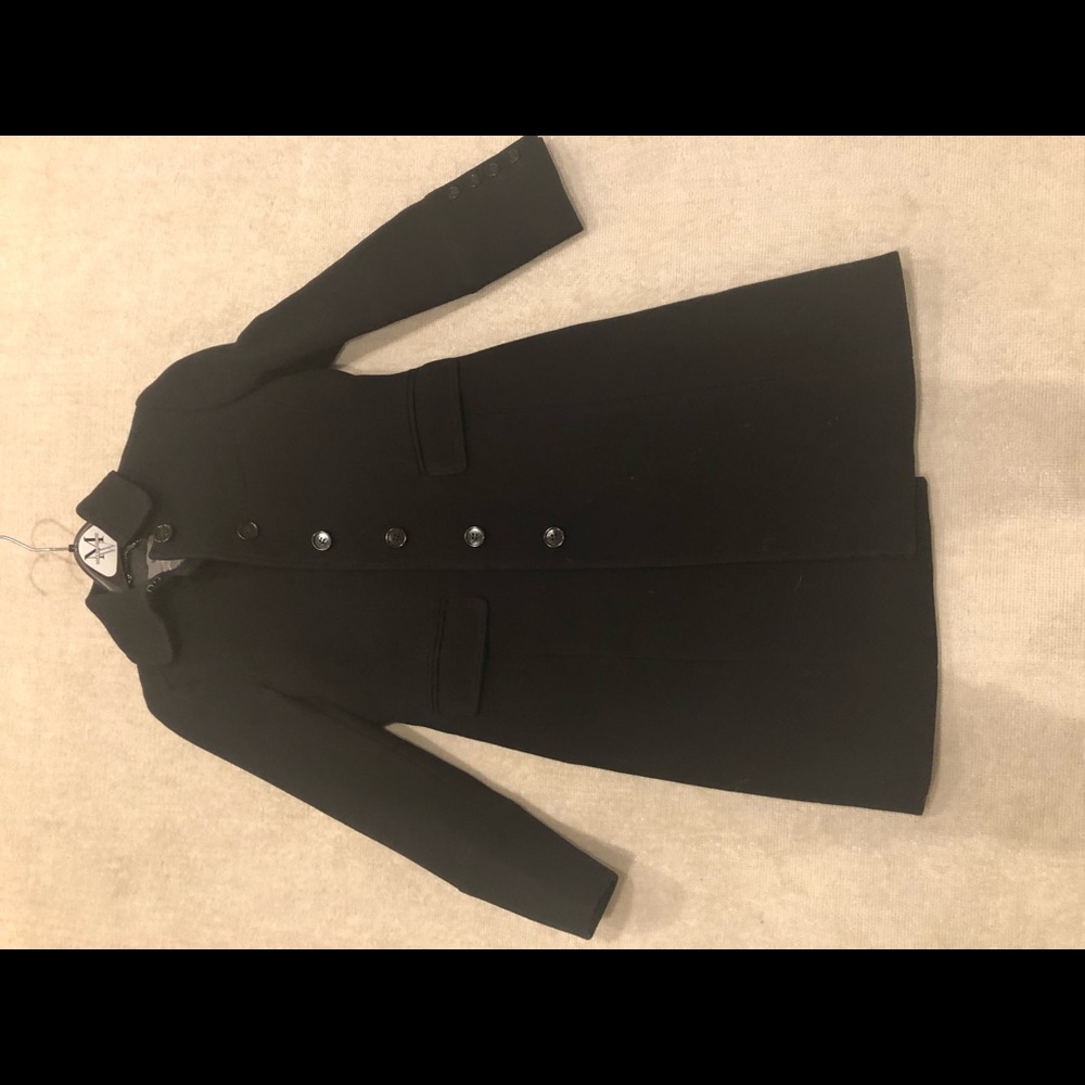 Classic lady day coat -Italian double-cloth wool